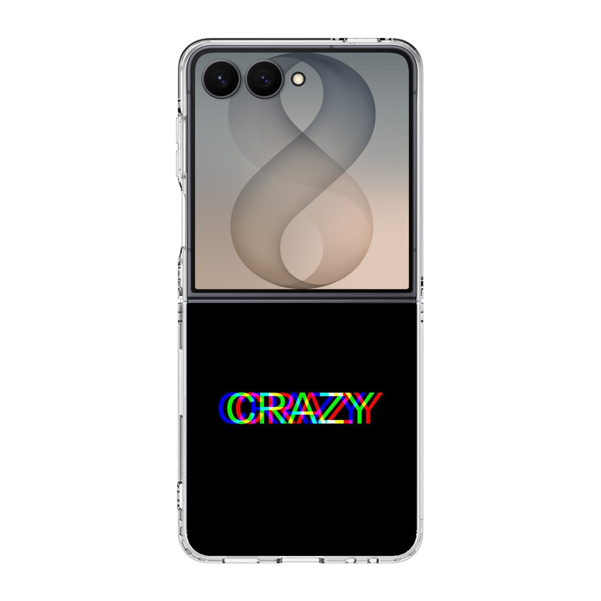 Glitch Crazy Samsung Galaxy Z Flip 8 Case