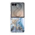 Golden Azure Marble Samsung Galaxy Z Flip 8 Case