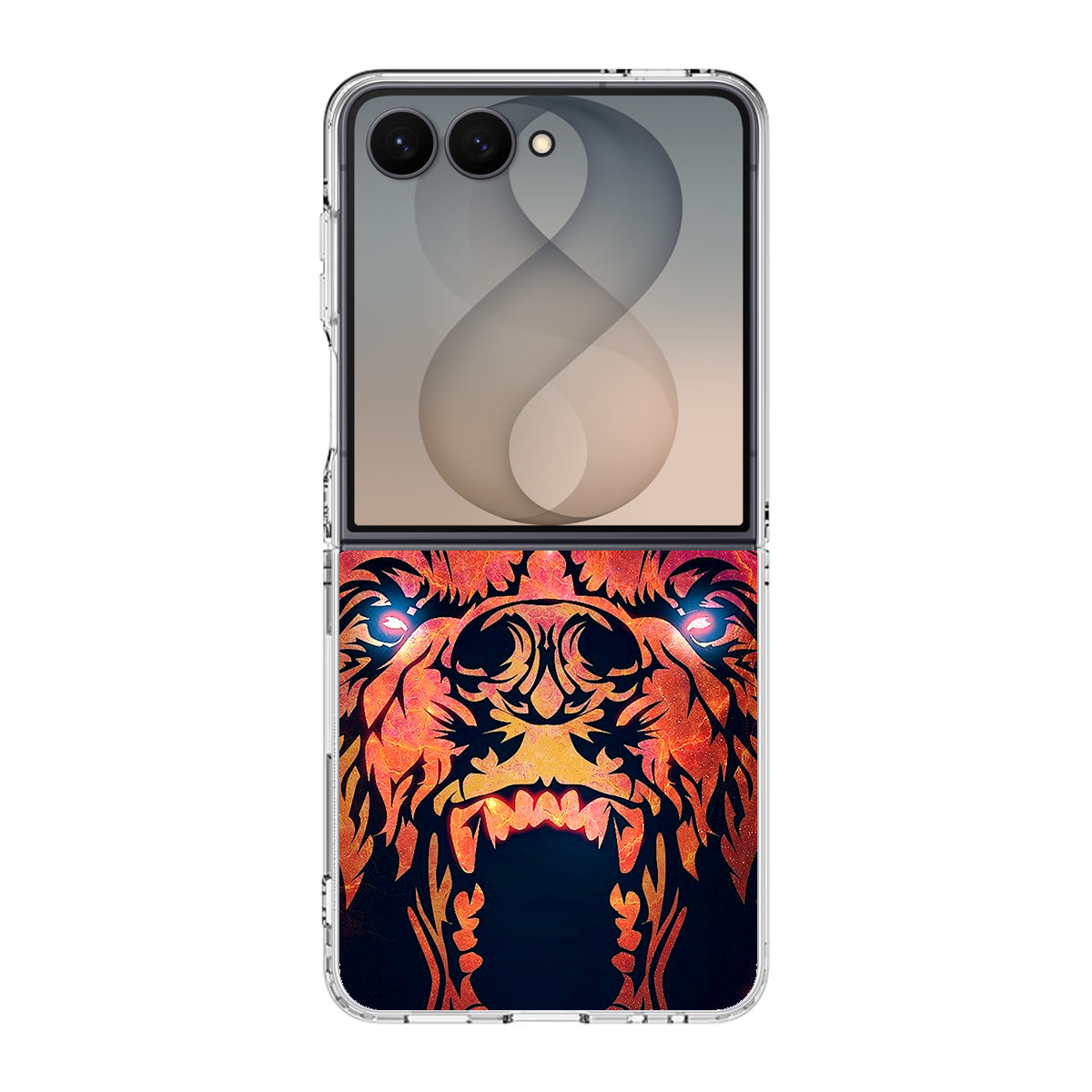 Grizzly Bear Art Samsung Galaxy Z Flip 8 Case
