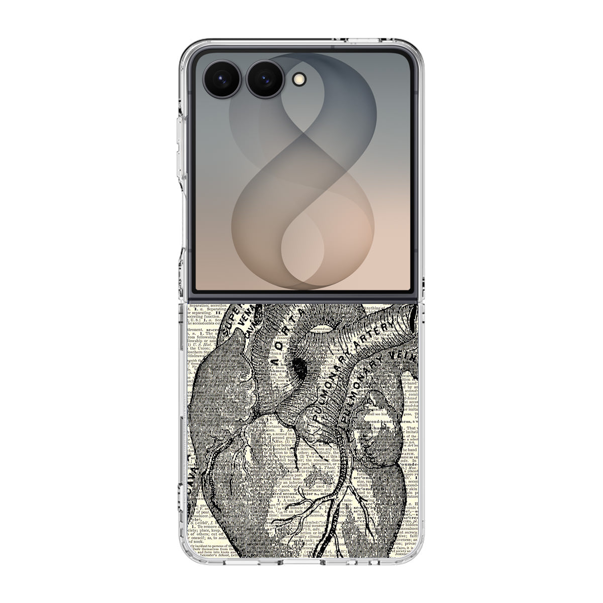 Heart Book Art Samsung Galaxy Z Flip 8 Case