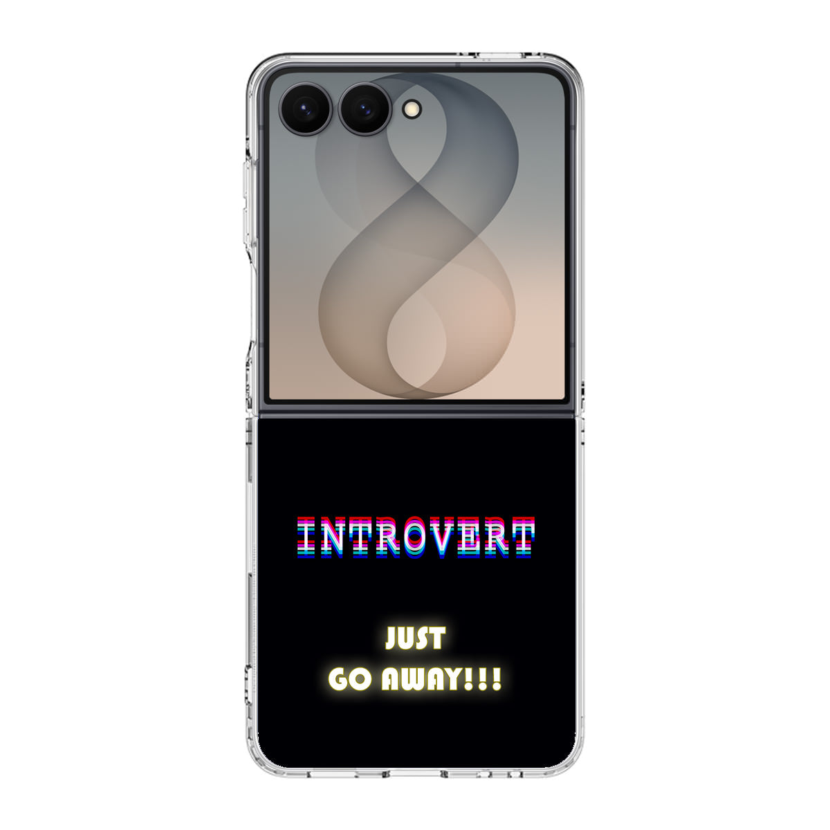 I'm Introvert Samsung Galaxy Z Flip 8 Case
