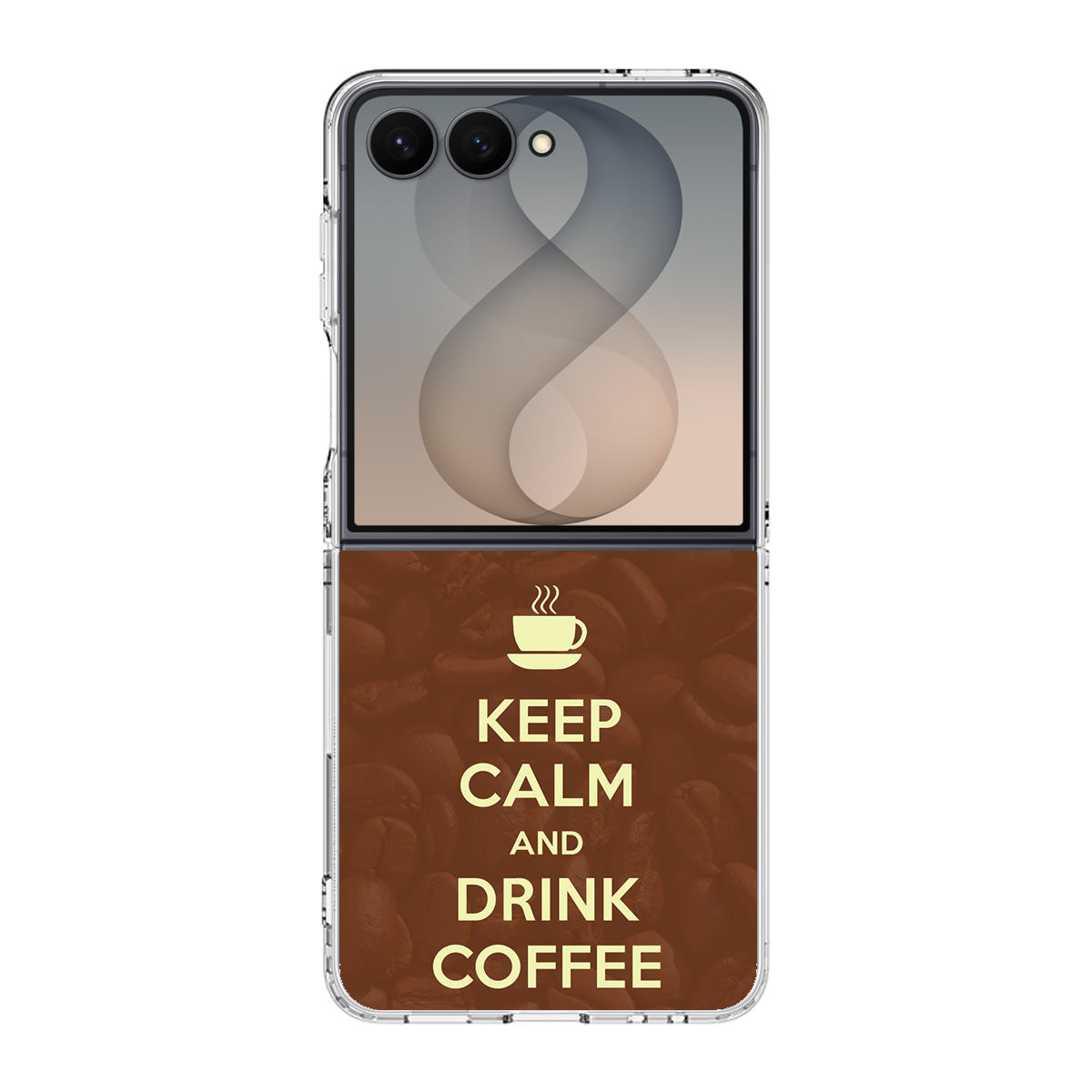 Keep Calm and Drink Coffee Samsung Galaxy Z Flip 8 Case