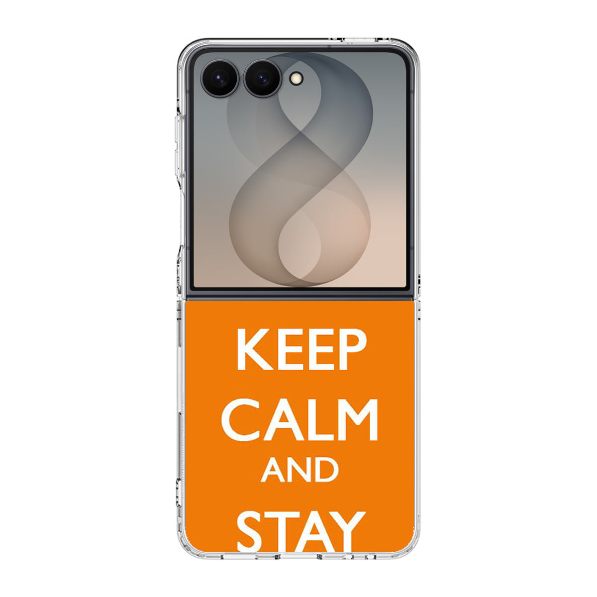 Keep Calm and Stay Alive Samsung Galaxy Z Flip 8 Case
