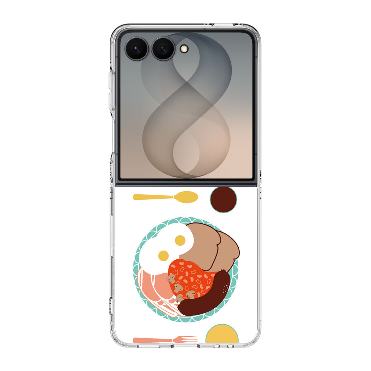 London Breakfast Samsung Galaxy Z Flip 8 Case