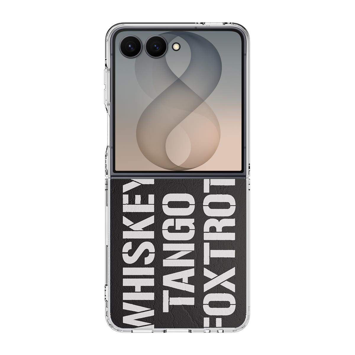 Military Signal Code Samsung Galaxy Z Flip 8 Case