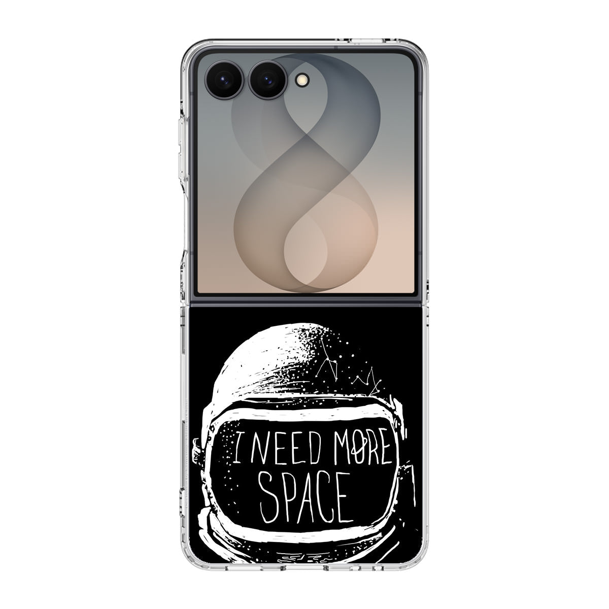 Never Date Astronout Samsung Galaxy Z Flip 8 Case