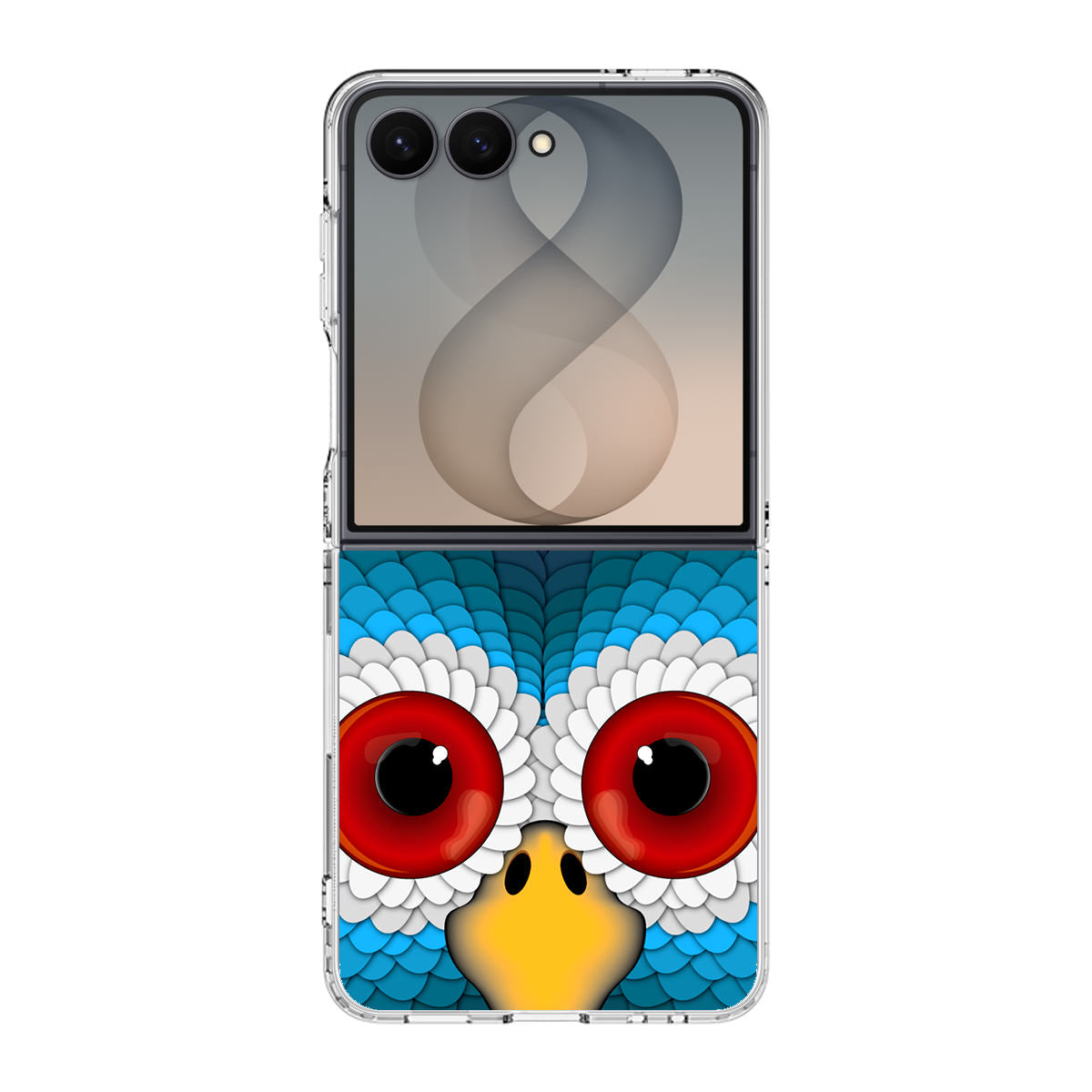 Owl Art Samsung Galaxy Z Flip 8 Case