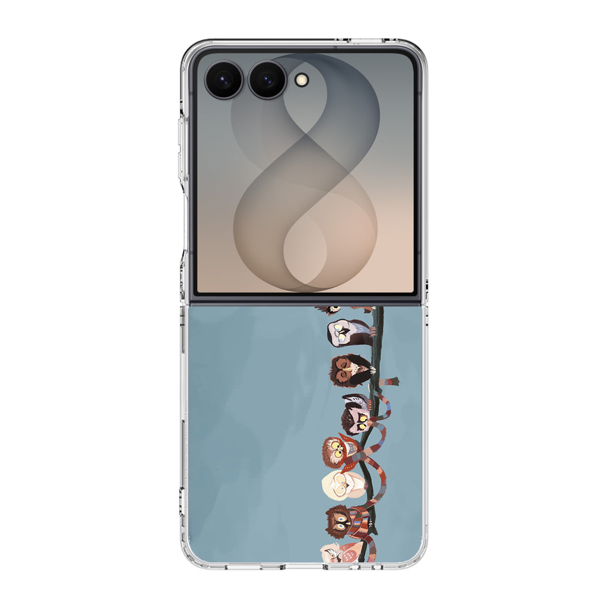 Owls on The Branch Samsung Galaxy Z Flip 8 Case