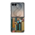 Painted Abstract Wood Sculptures Samsung Galaxy Z Flip 8 Case