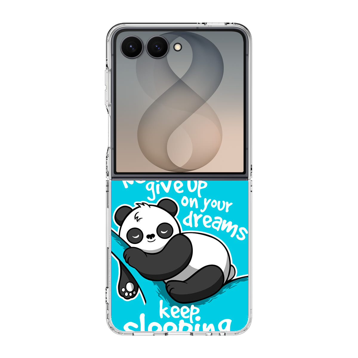 Panda Keep Sleeping Samsung Galaxy Z Flip 8 Case
