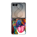 Pitbull Painting Art Samsung Galaxy Z Flip 8 Case