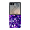 Purple Crystal Samsung Galaxy Z Flip 8 Case