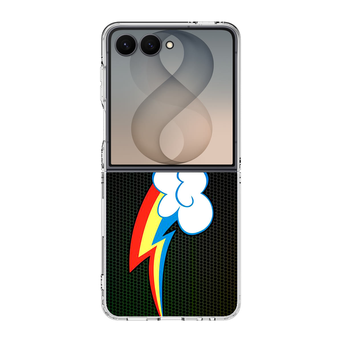 Rainbow Stripe Samsung Galaxy Z Flip 8 Case