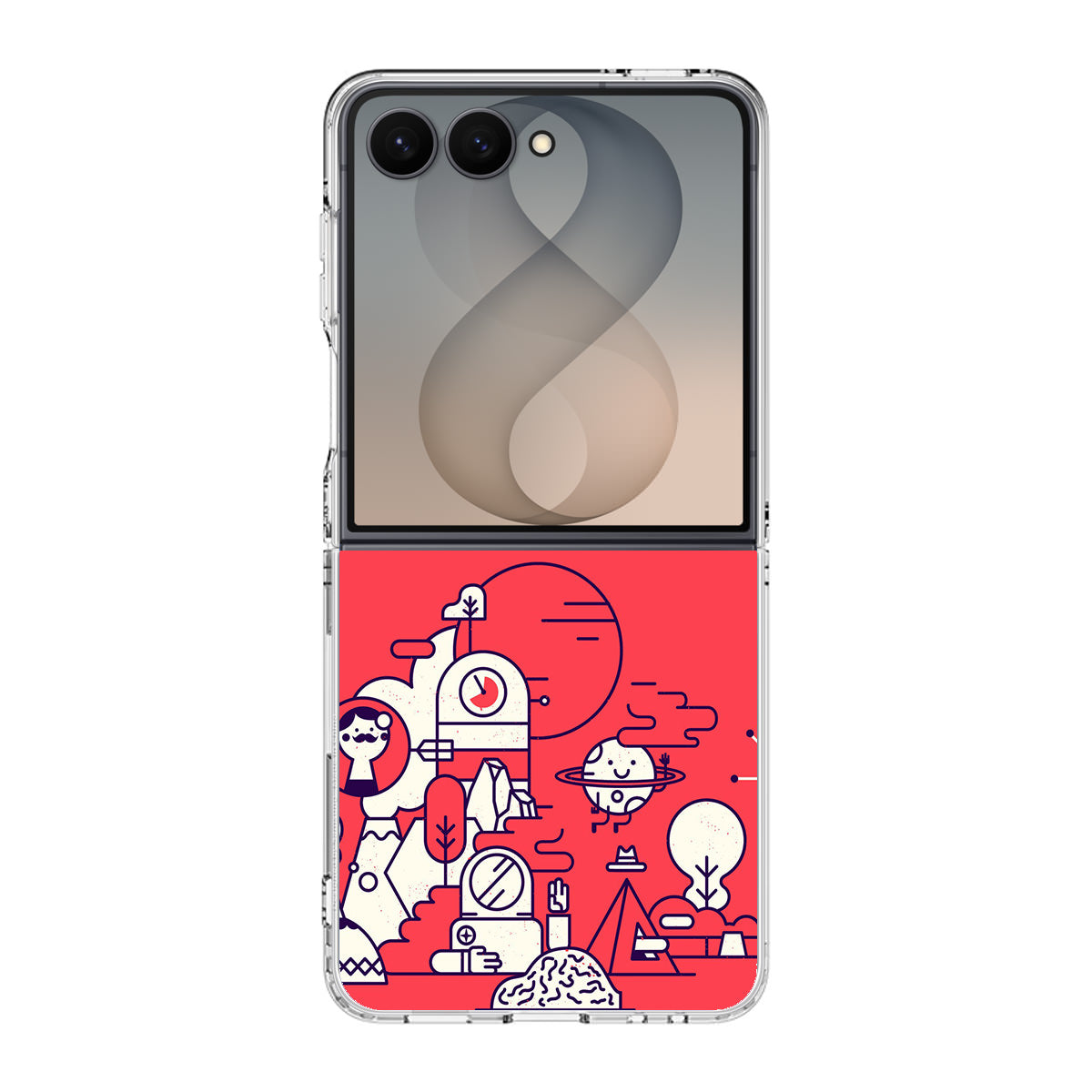 Red Planet Samsung Galaxy Z Flip 8 Case