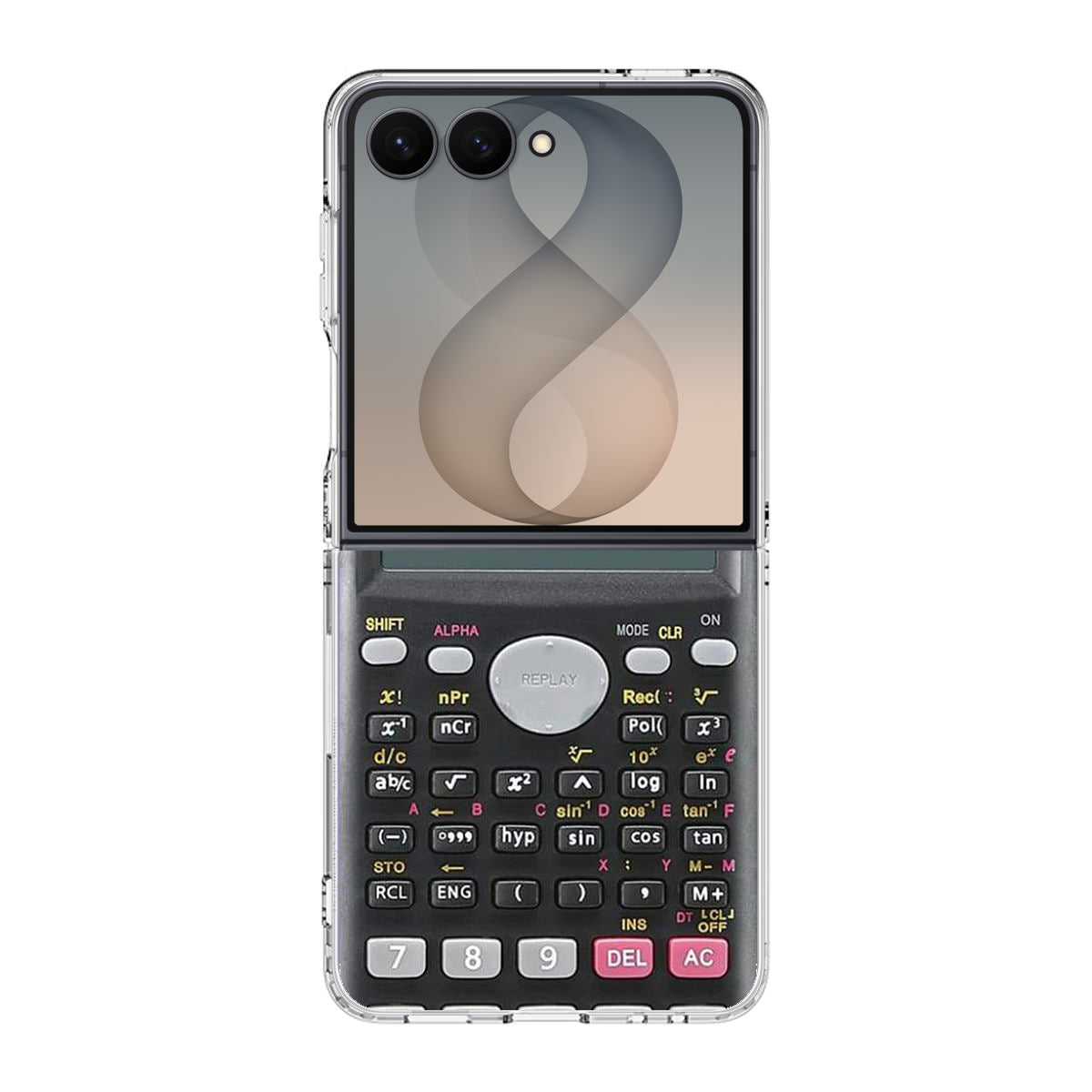 Scientific Calculator Design Samsung Galaxy Z Flip 8 Case