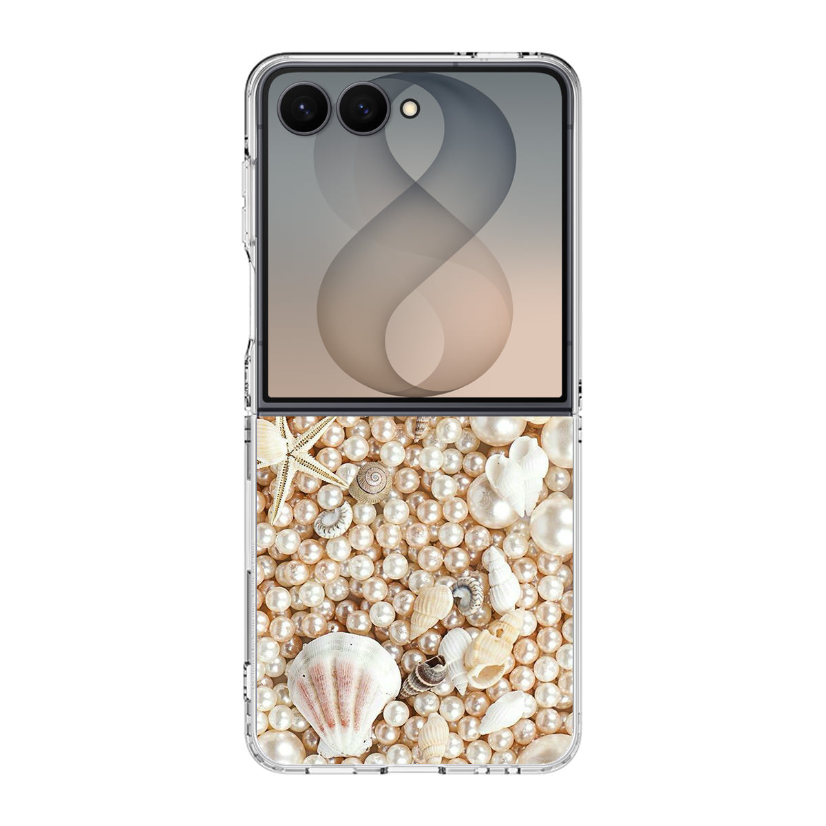 Shiny Pearl Samsung Galaxy Z Flip 8 Case