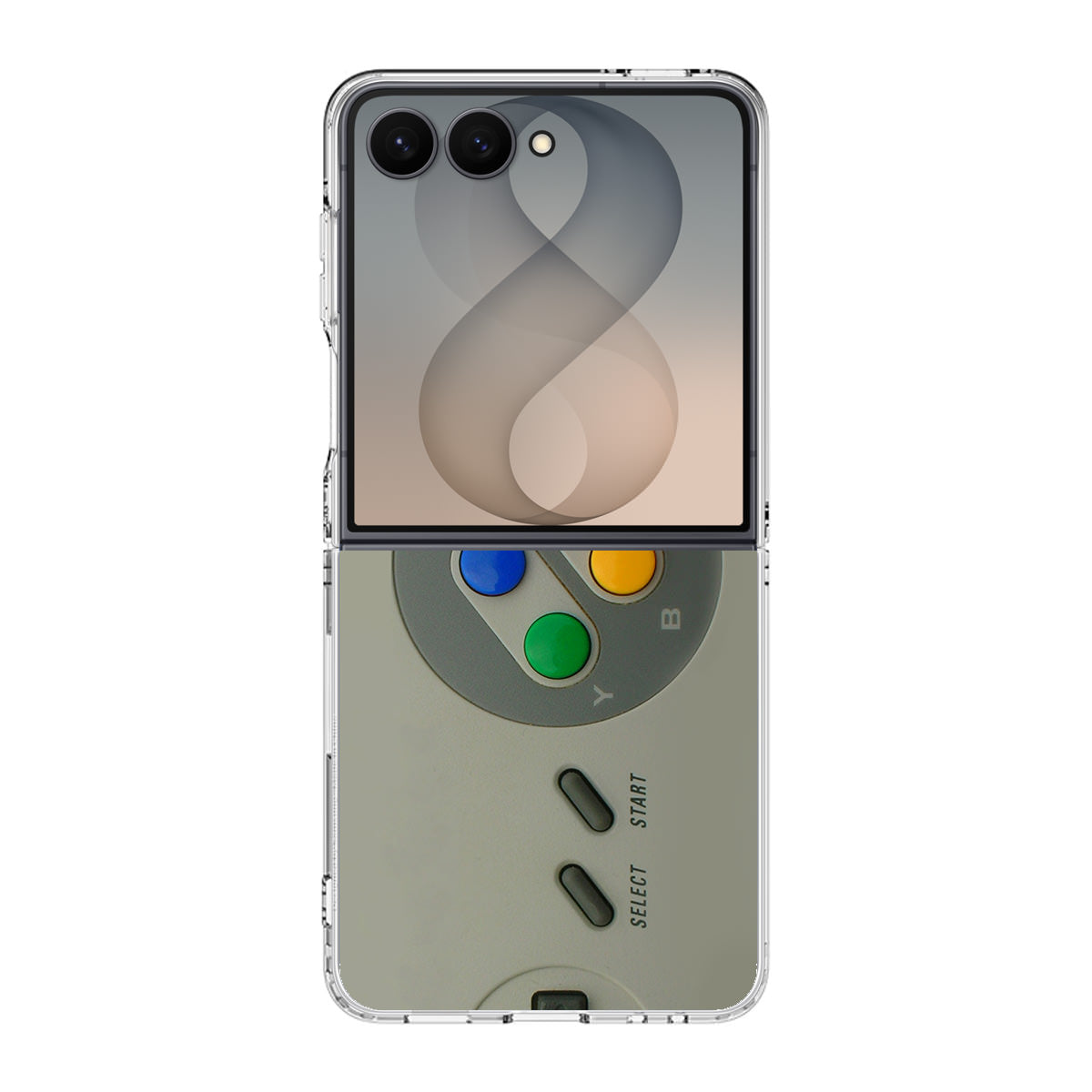 Silver Console Controller Samsung Galaxy Z Flip 8 Case