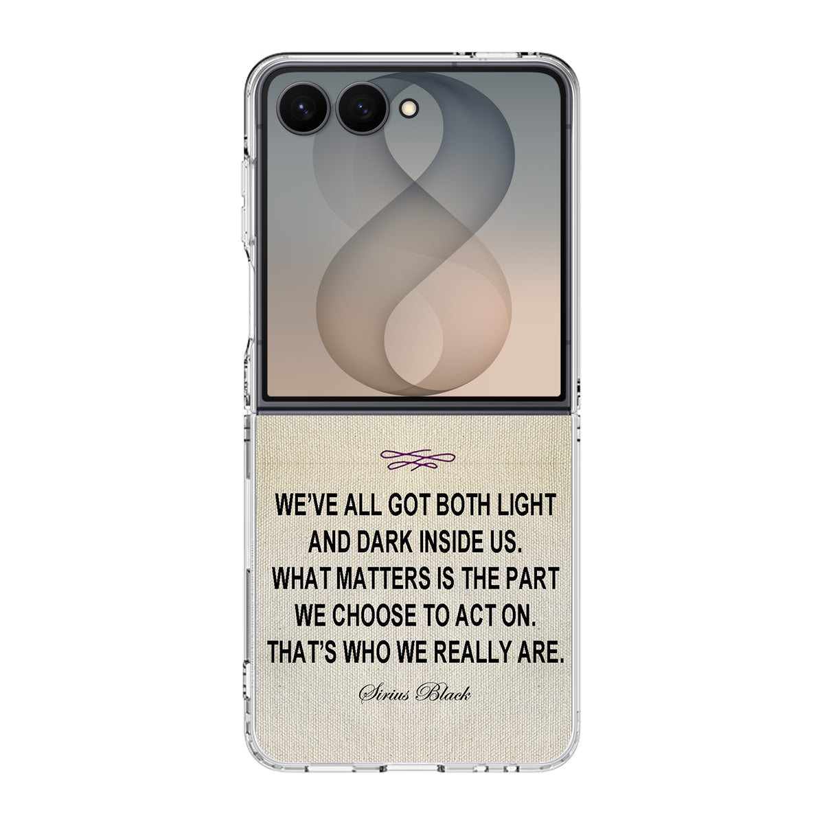 Sirius Black Quote Samsung Galaxy Z Flip 8 Case