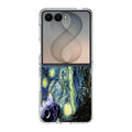 Skellington on a Starry Night Samsung Galaxy Z Flip 8 Case