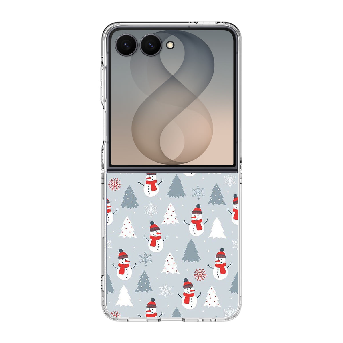 Snowmans Pattern Samsung Galaxy Z Flip 8 Case