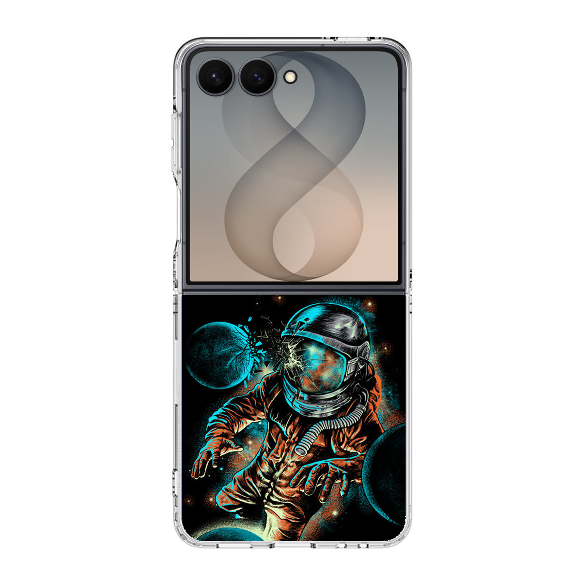 Space Impact Samsung Galaxy Z Flip 8 Case