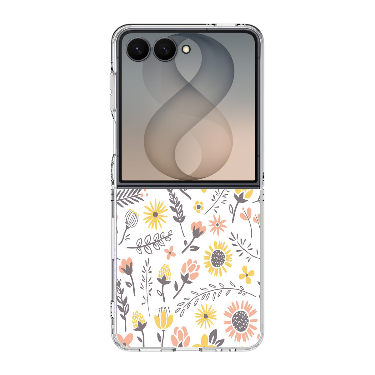 Spring Things Pattern Samsung Galaxy Z Flip 8 Case