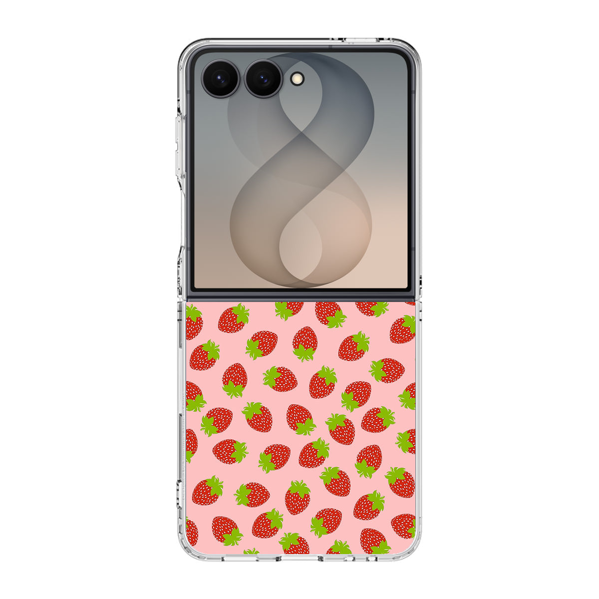 Strawberries Pattern Samsung Galaxy Z Flip 8 Case