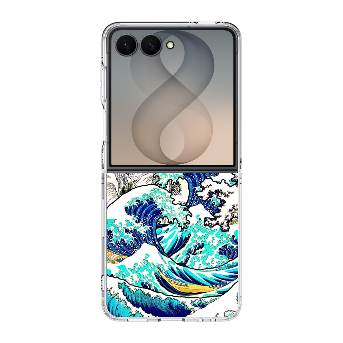 The Great Wave off Kanagawa Samsung Galaxy Z Flip 8 Case