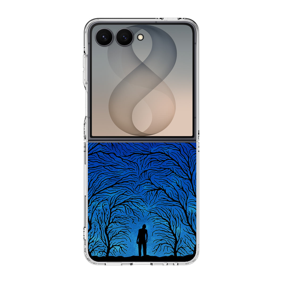 Trees People Shadow Samsung Galaxy Z Flip 8 Case