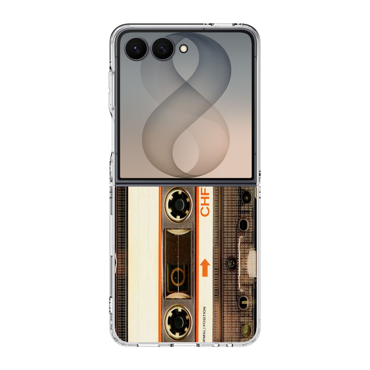 Vintage Audio Cassette Samsung Galaxy Z Flip 8 Case