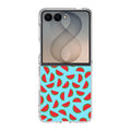 Watermelon Fruit Pattern Blue Samsung Galaxy Z Flip 8 Case