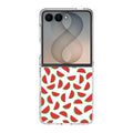 Watermelon Fruit Pattern White Samsung Galaxy Z Flip 8 Case