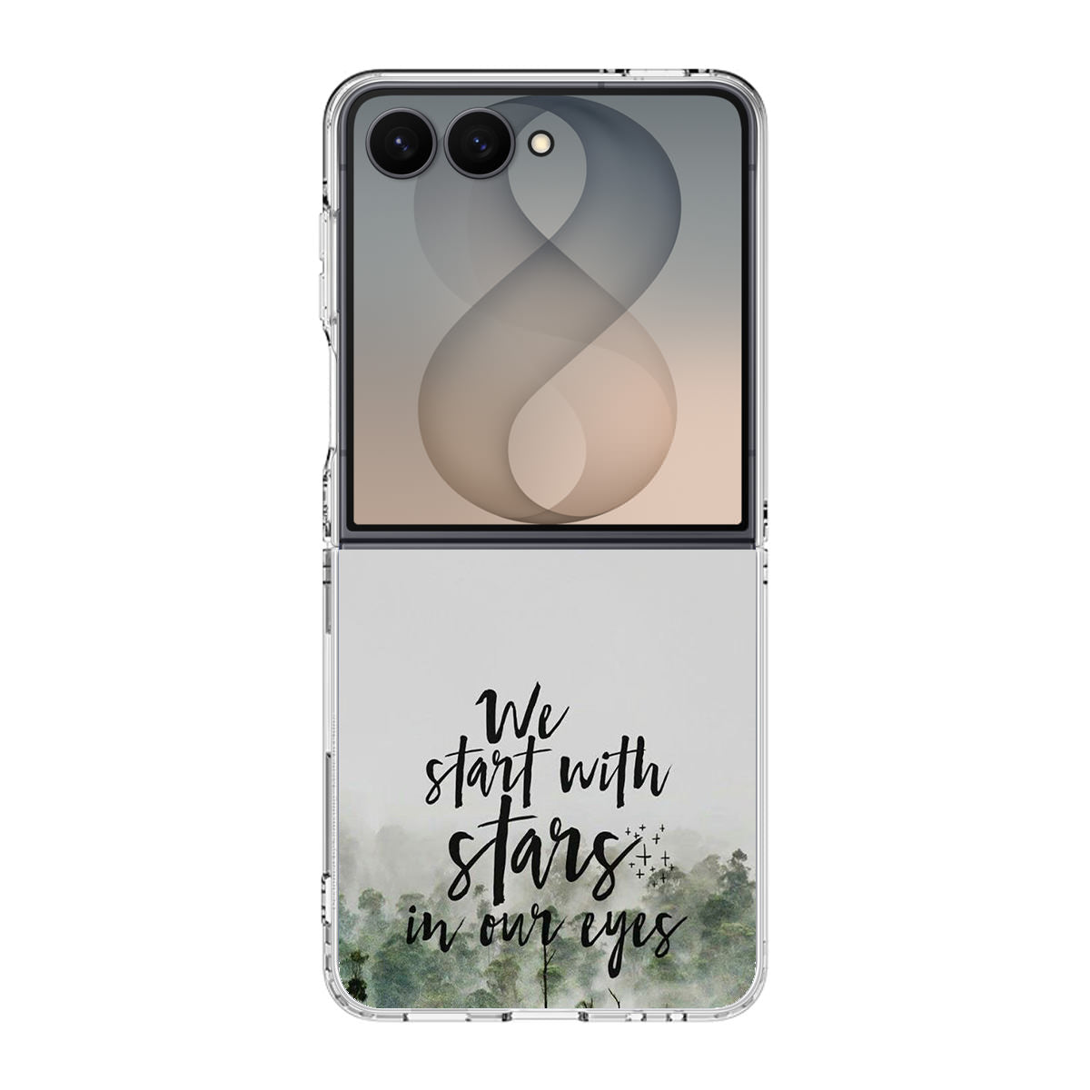 We Start with Stars Samsung Galaxy Z Flip 8 Case