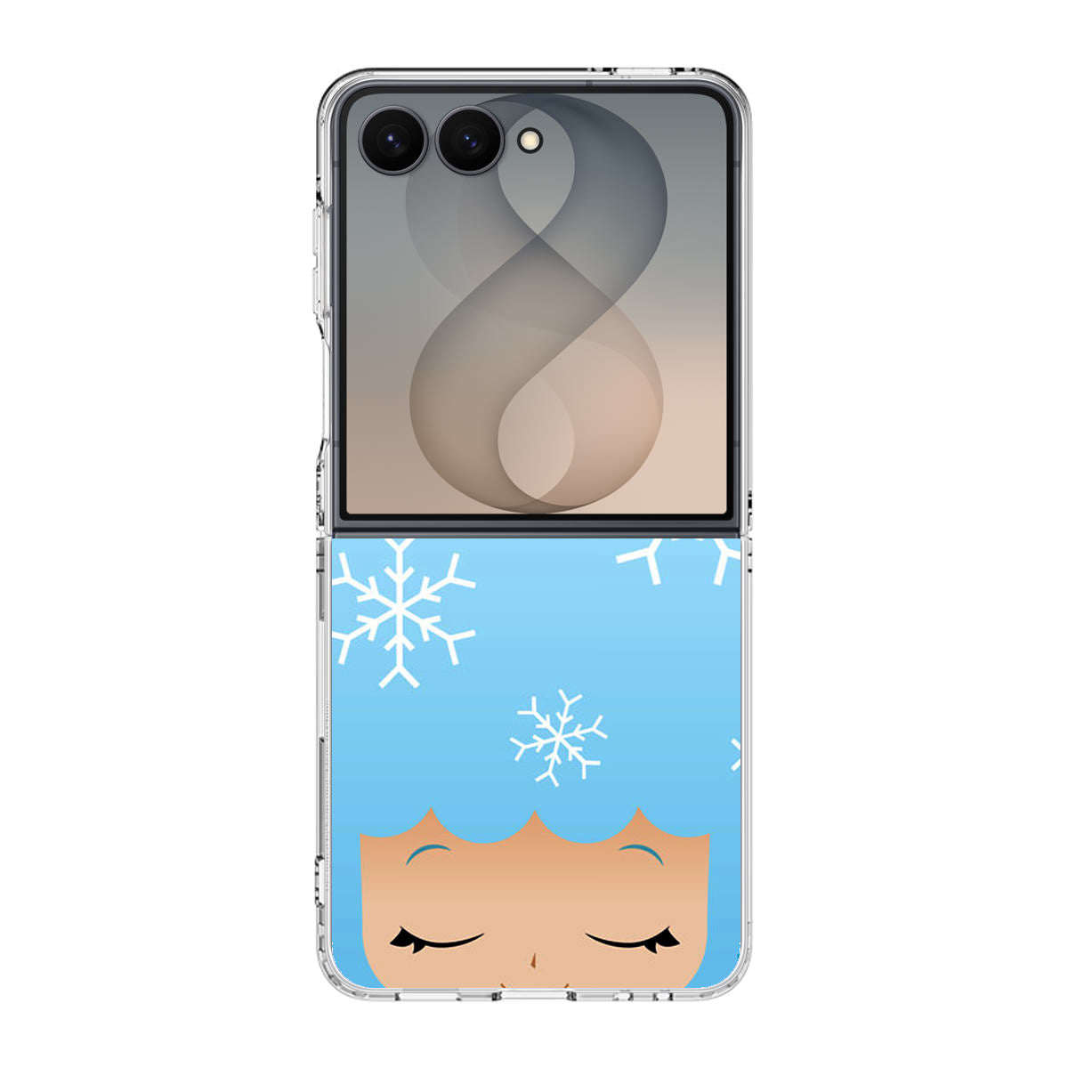 Winter Afro Girl Samsung Galaxy Z Flip 8 Case