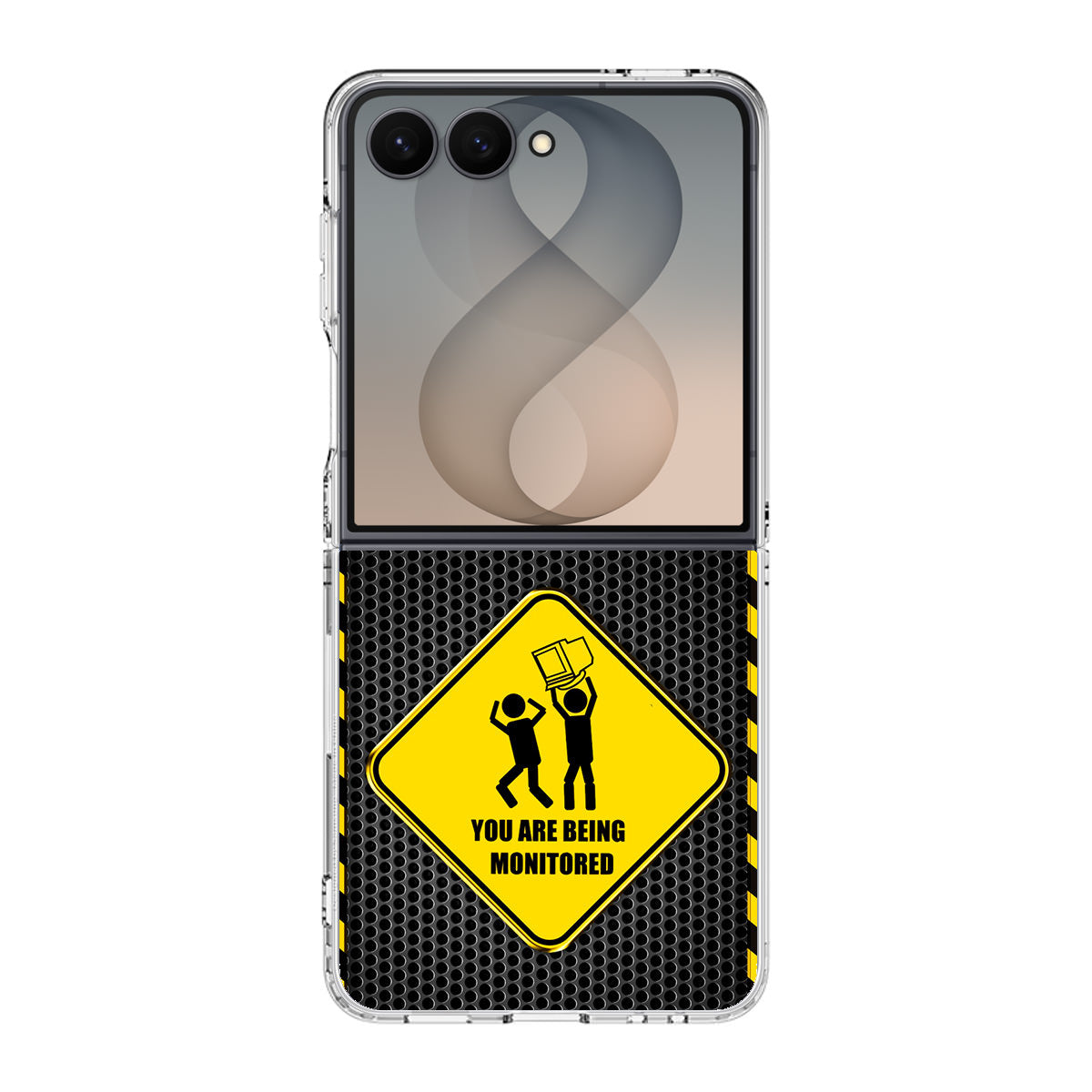 You Are Being Monitored Samsung Galaxy Z Flip 8 Case