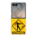 Zombie Crossing Sign Samsung Galaxy Z Flip 8 Case