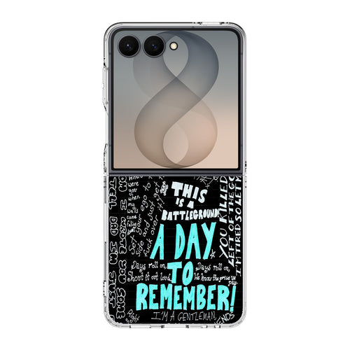 A Day To Remember Quote Samsung Galaxy Z Flip 8 Case