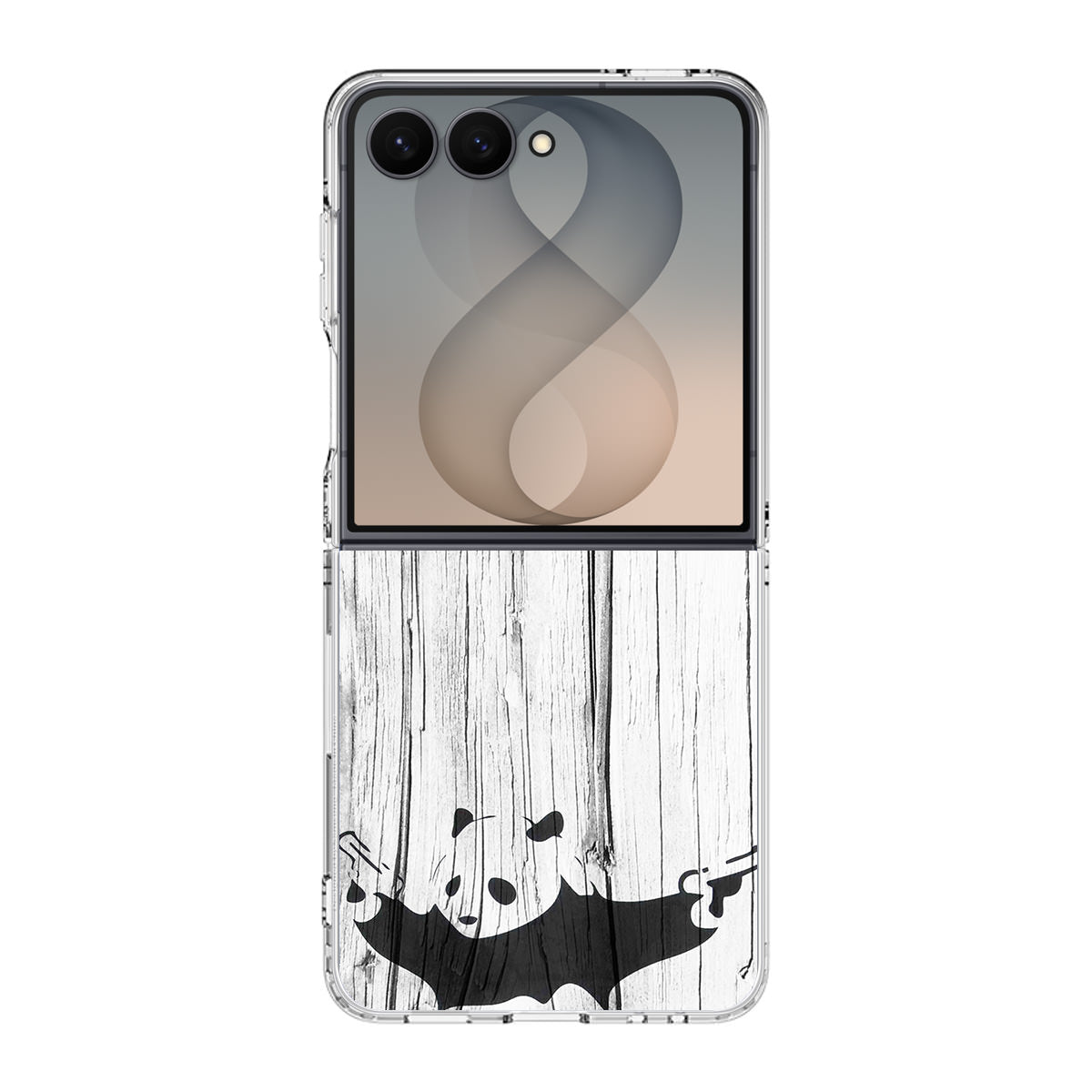 Banksy Graffiti Panda Samsung Galaxy Z Flip 8 Case