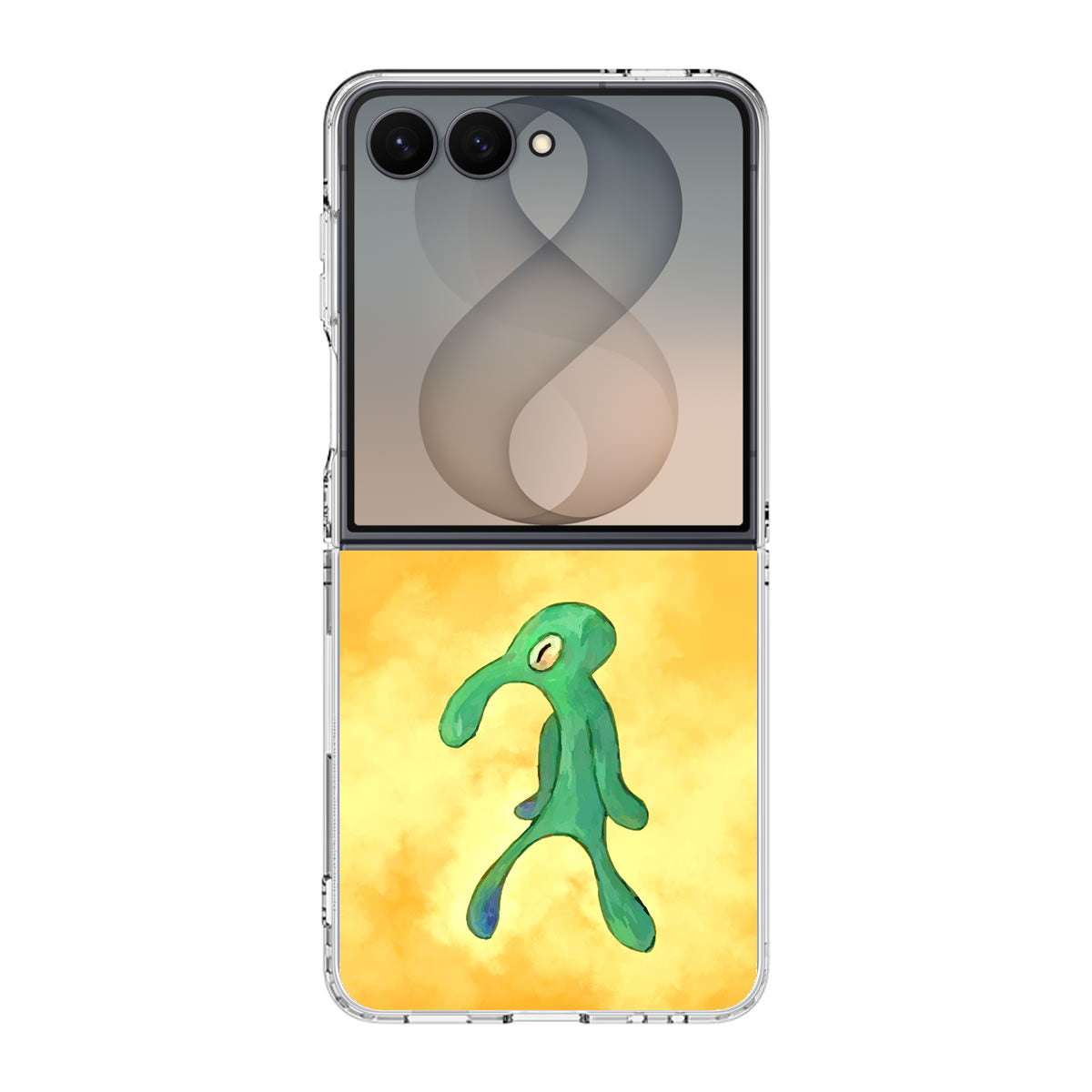 Bold and Brash Squidward Painting Samsung Galaxy Z Flip 8 Case