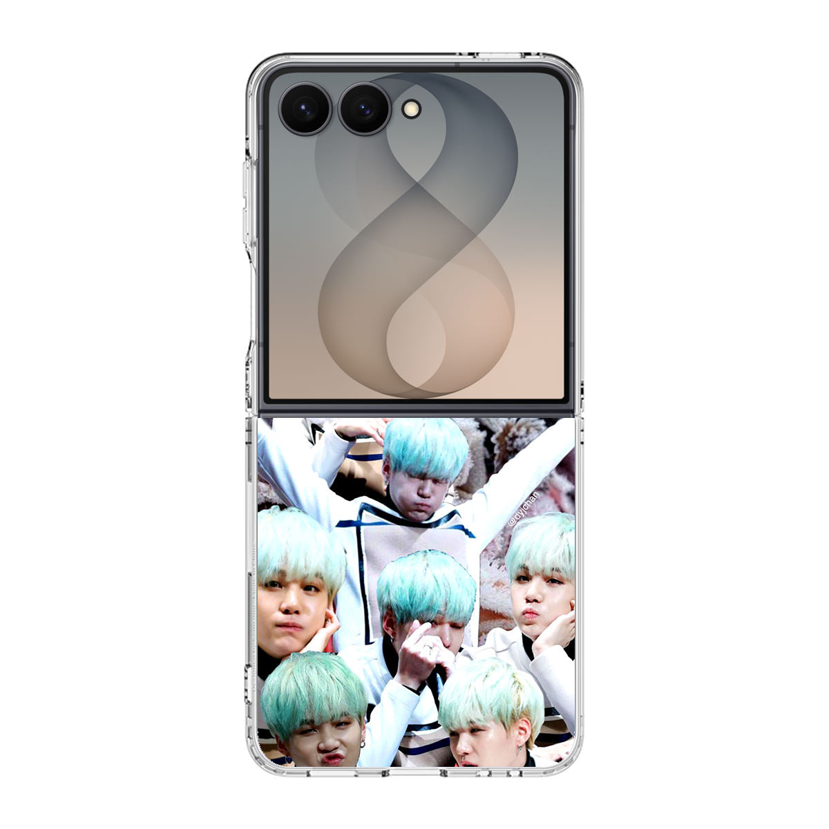 BTS Suga Collage Samsung Galaxy Z Flip 8 Case