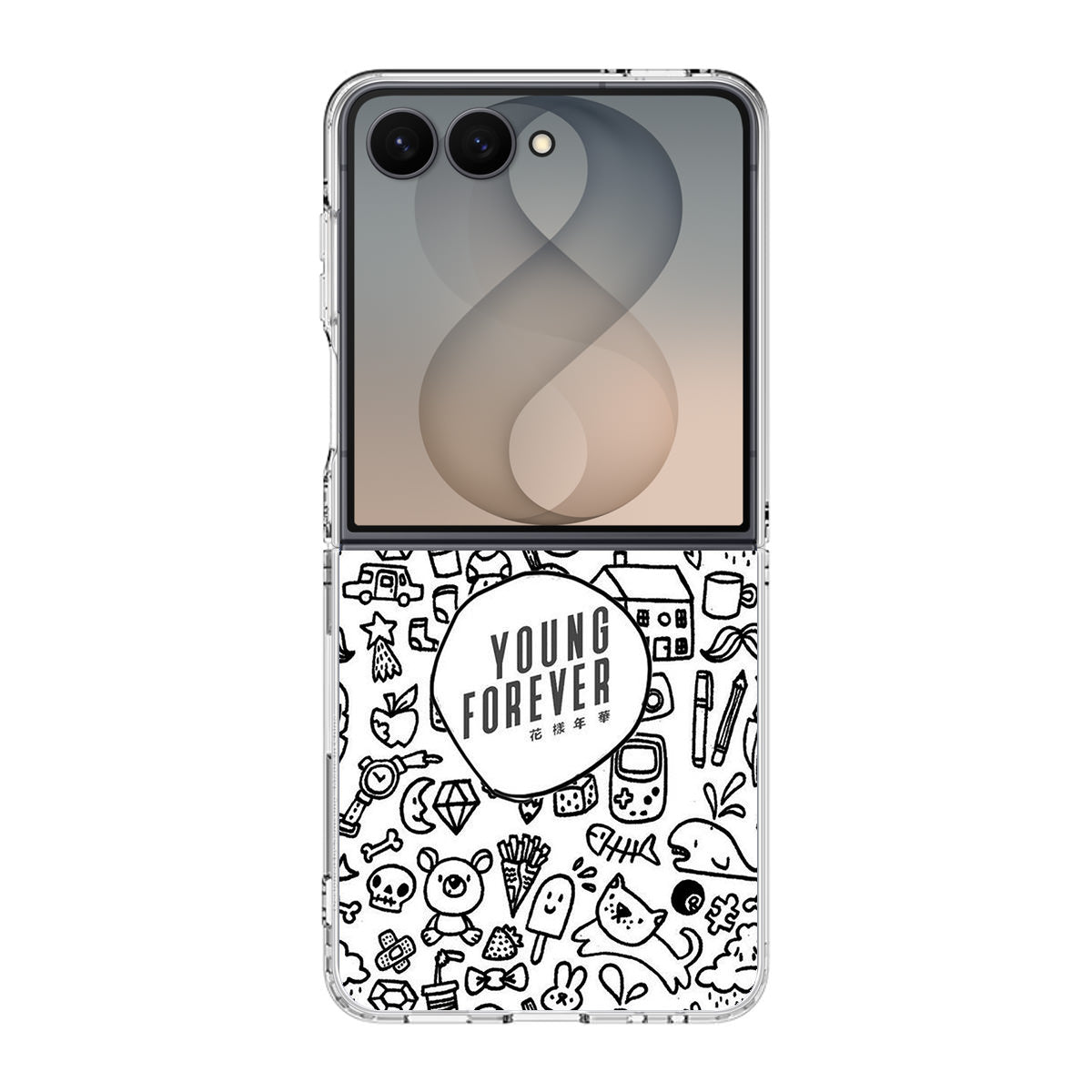 BTS Young Forever Samsung Galaxy Z Flip 8 Case