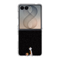 Calvin and Hobbes Space Samsung Galaxy Z Flip 8 Case