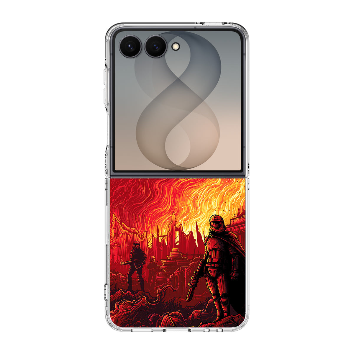 Captain Phasma Art Samsung Galaxy Z Flip 8 Case