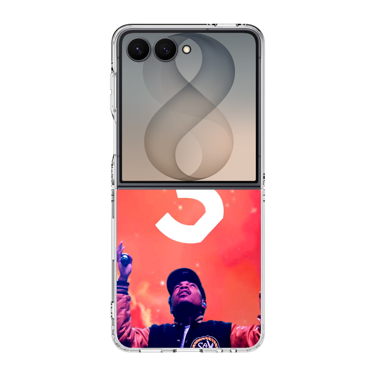 Chance The Rapper 3 Poster Samsung Galaxy Z Flip 8 Case