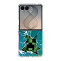 Creeper Glass Broken Green Samsung Galaxy Z Flip 8 Case