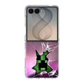 Creeper Glass Broken Violet Samsung Galaxy Z Flip 8 Case