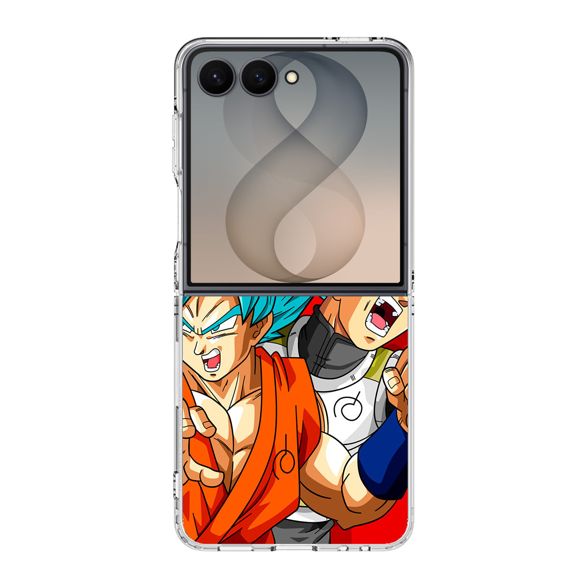 Dragon Ball Super SSGSS Goku And Vegeta Samsung Galaxy Z Flip 8 Case