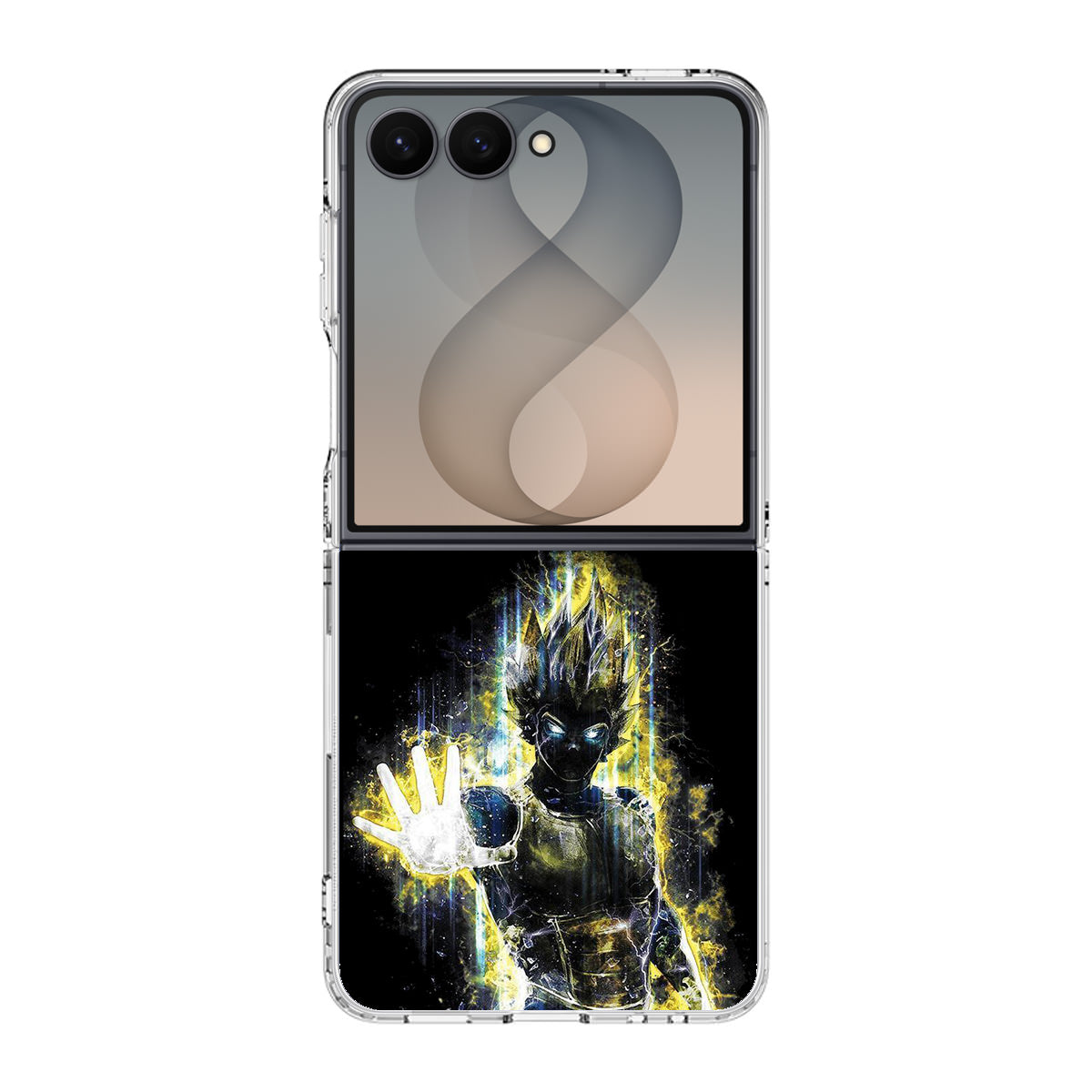Dragon Ball Z Vegeta Bad Saiyan Prince Samsung Galaxy Z Flip 8 Case
