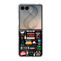 Friends TV Show Quotes Poster Samsung Galaxy Z Flip 8 Case