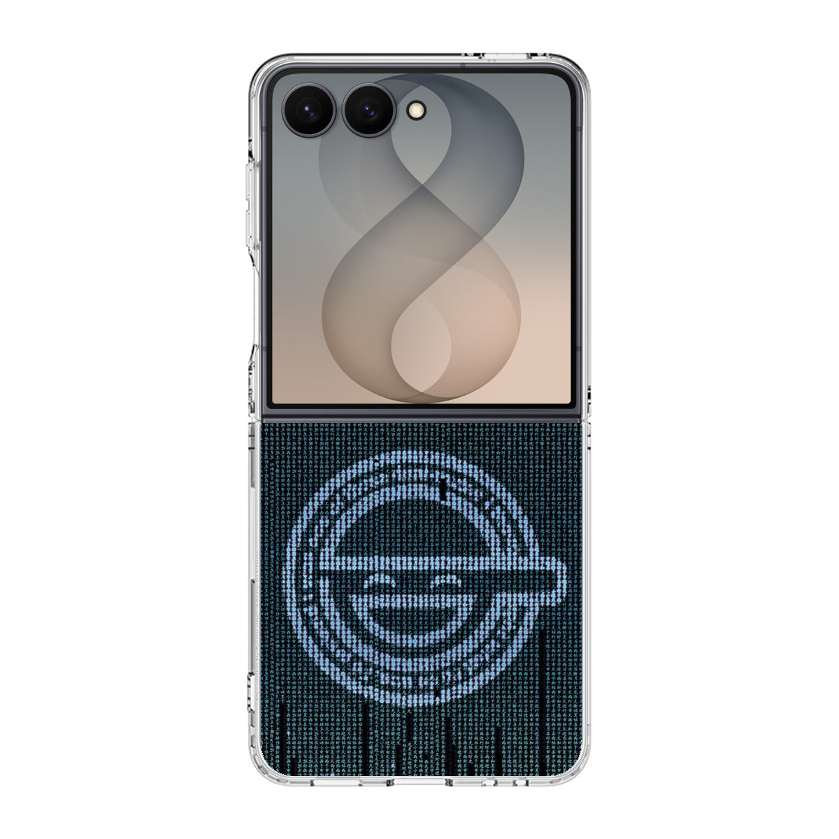 Ghost In The Shell Laughing Man Samsung Galaxy Z Flip 8 Case